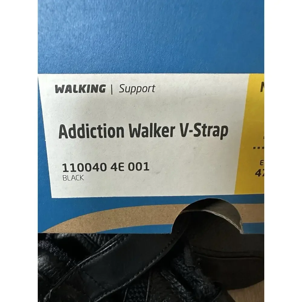 Brooks Addiction Walker V-Strap Black Sneaker size 13 4E Mens, Extra Wide